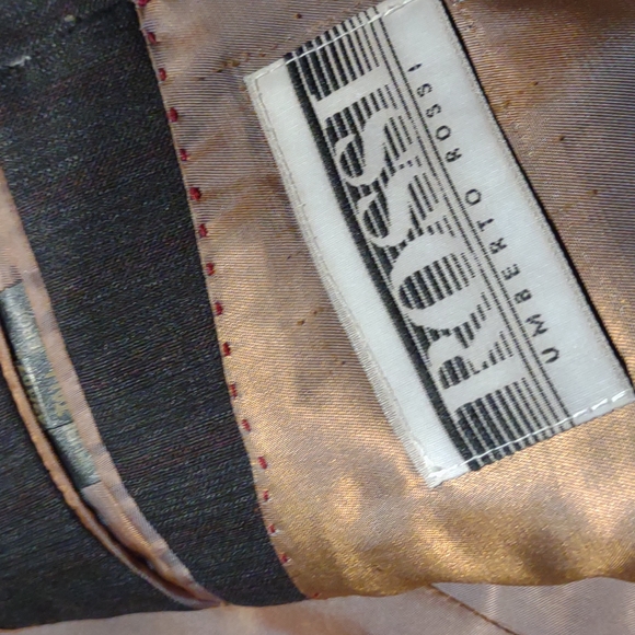 Wow! Impressive Men Suit by Rossi Umberto Rossi Size 42L - Picture 8 of 16